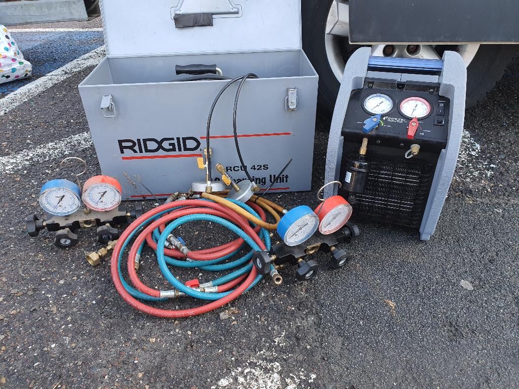 ridgid & Inficon Vortex Dual prof.set - koeltechniek – airco, Ophalen, Zo goed als nieuw