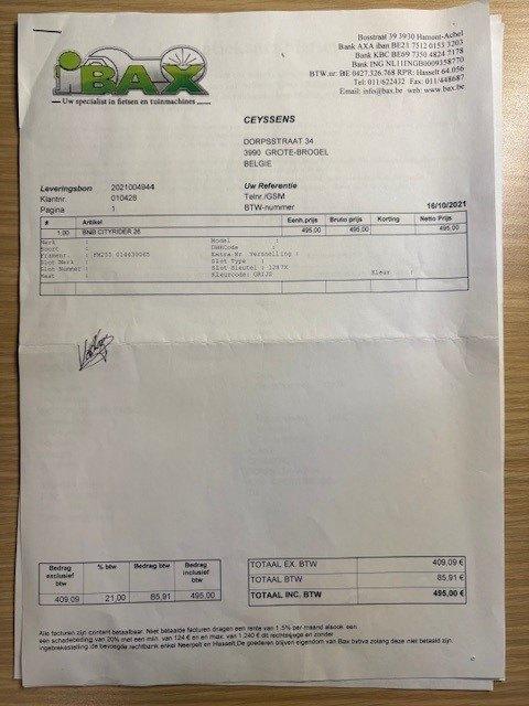 26" kinderfiets, Frein sur jante, Enlèvement, Utilisé, BNB Bike