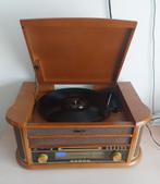 Chaîne hi-fi rétro tourne disque usb radio usb ...., Enlèvement ou Envoi, Comme neuf, Tourne-disque