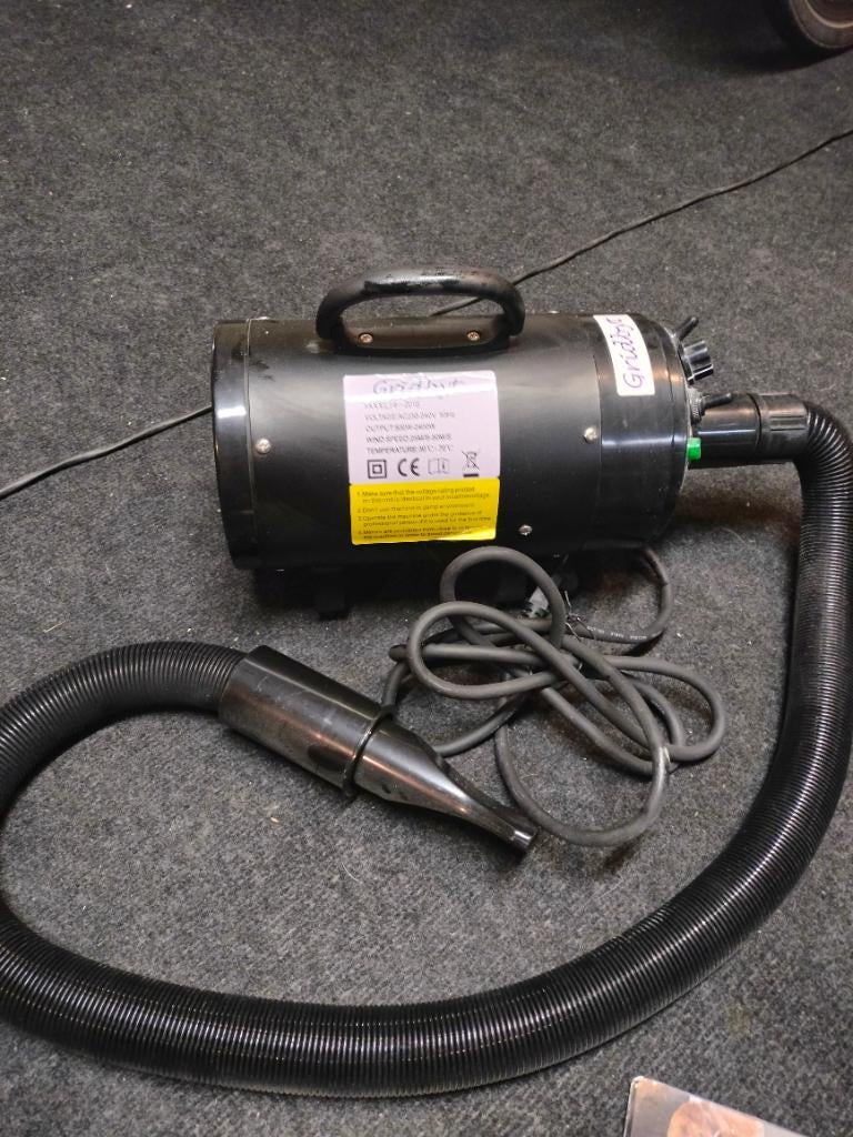 Honden föhn, Ophalen, Nieuw