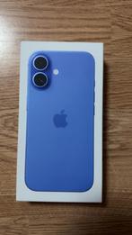 Iphone 16 blauw met snellader en verpakking, Ophalen, 128 GB, Blauw, Nieuw