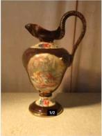 Belle carafe peinte - Bequet Quaregnon - 27 cm, Enlèvement ou Envoi