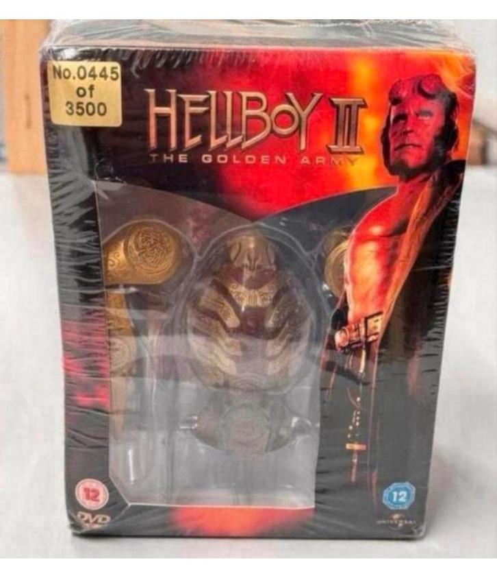 Hellboy II The Golden Army LIMITED Edition beeld + dvd set, Cd's en Dvd's, Dvd's | Actie, Nieuw in verpakking, Actiethriller, Boxset