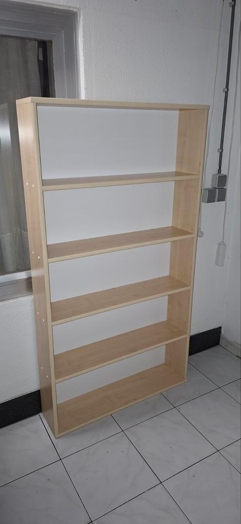 Bibliothèque/étagère - robuste, de couleur bois clair, Maison & Meubles, Armoires | Bibliothèques, Utilisé, 50 à 100 cm, 150 à 200 cm