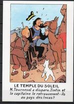 Carte postale : Hergé : Tintin/ Le Temple du Soleil, Enlèvement