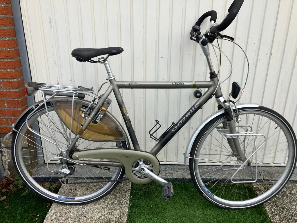 Gazelle Medeo, Fietsen en Brommers, Fietsen | Heren | Herenfietsen, Ophalen, Gebruikt, Velgrem, Versnellingen
