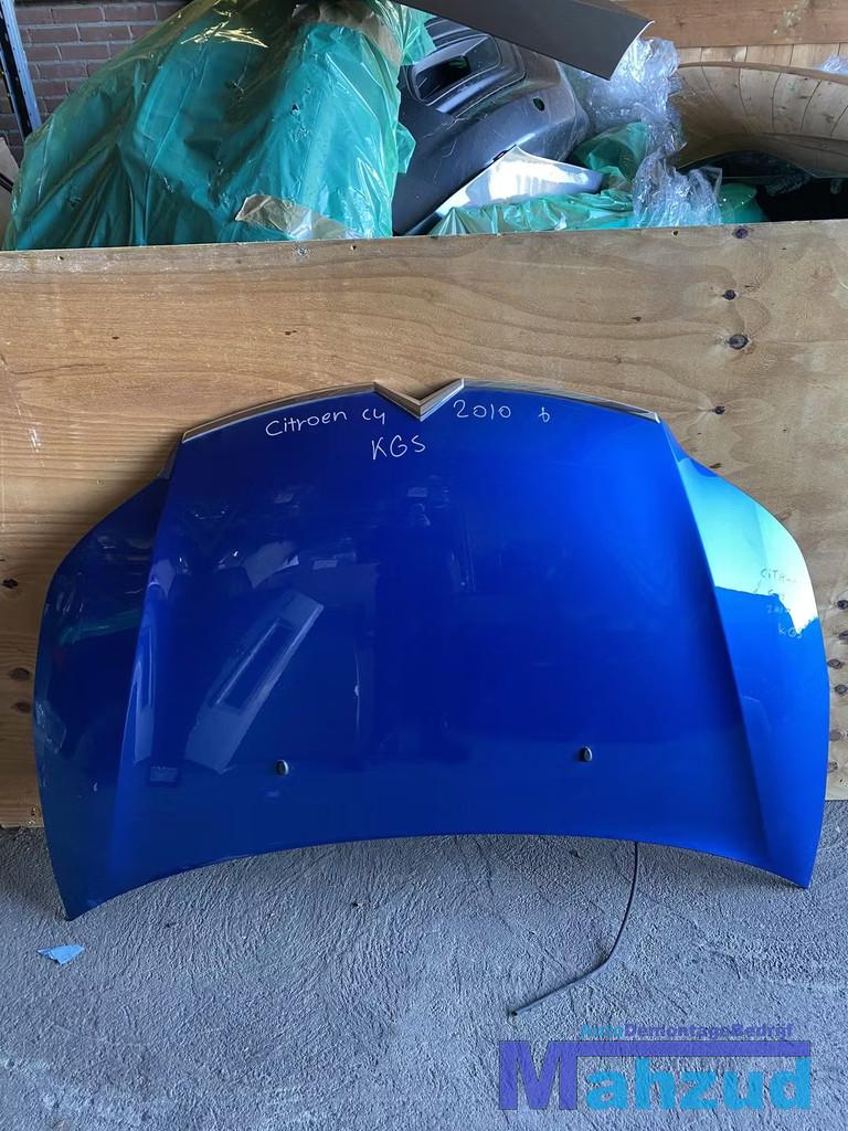 CITROEN C4 COUPE Blauw KGS Motorkap 2004-2013, Citroën, Stellantis N.V., Utilisé, Capot moteur