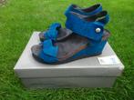sandale chaussure cuir 38 bleu nubuck, Ophalen, Blauw, Sandalen of Muiltjes, Zo goed als nieuw