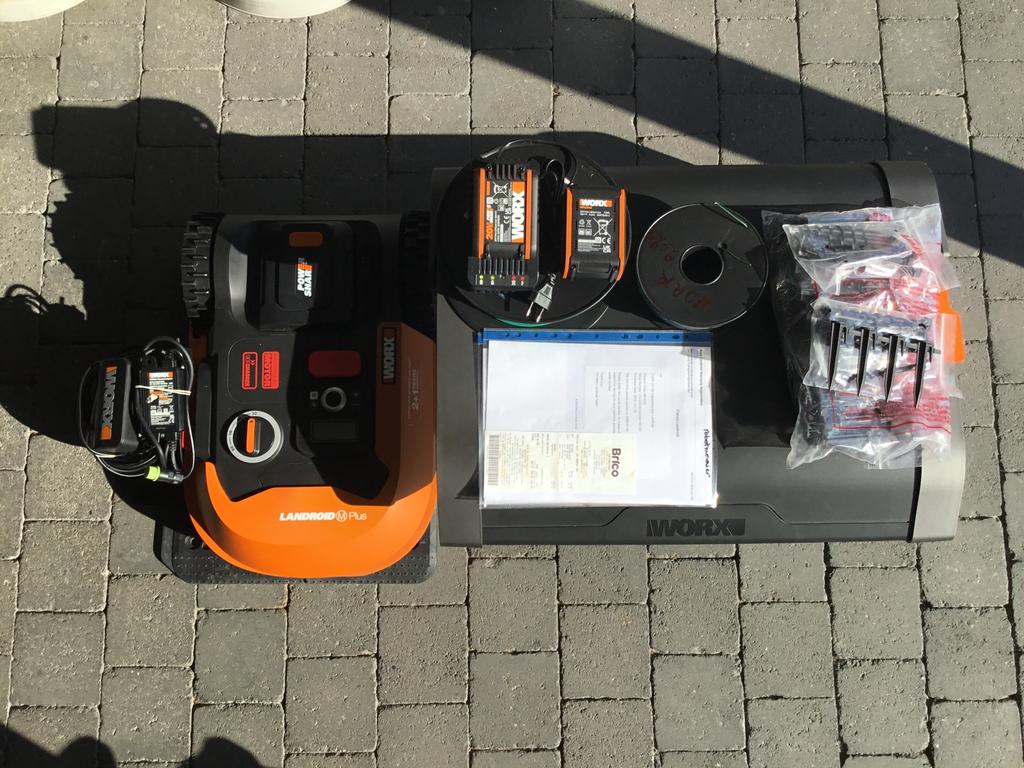 Robotmaaier worx m500 plus, Ophalen, Zo goed als nieuw