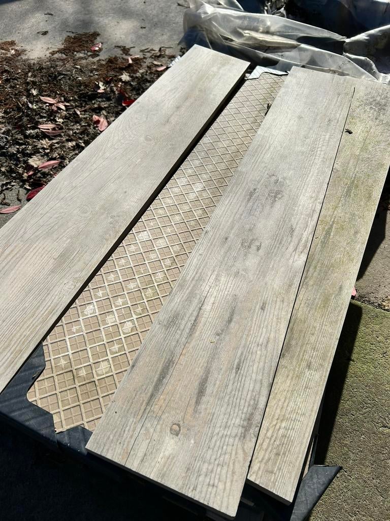 Parket houtlook tegels 9.12m2 (nieuw), Ophalen, Zo goed als nieuw