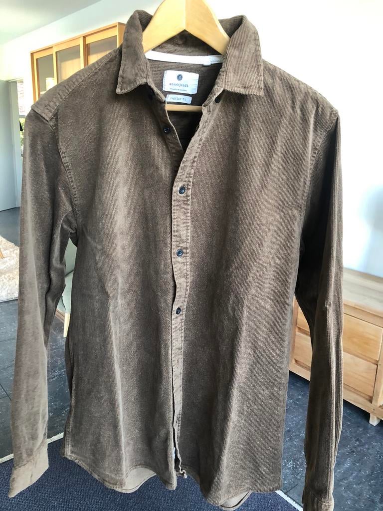 Corduroy hemd heren. Merk: Anerkjendt. Maat: L, Ophalen, Zo goed als nieuw