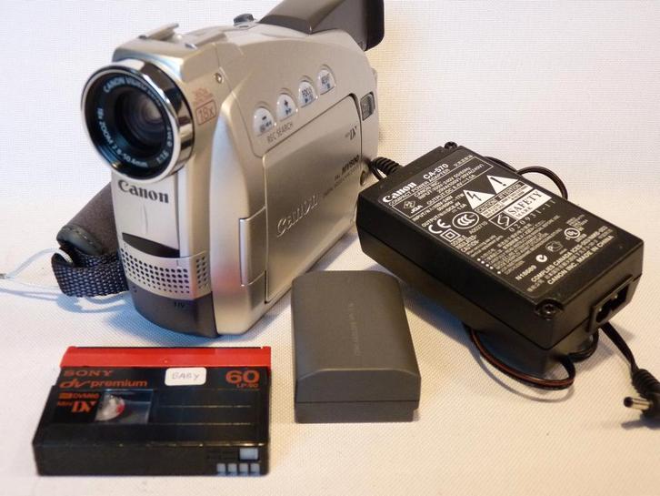 Canon MV600 MiniDV, accu, adapter, tas, handleiding, Audio, Tv en Foto, Videocamera's Digitaal, Gebruikt, Camera, Mini DV, Canon
