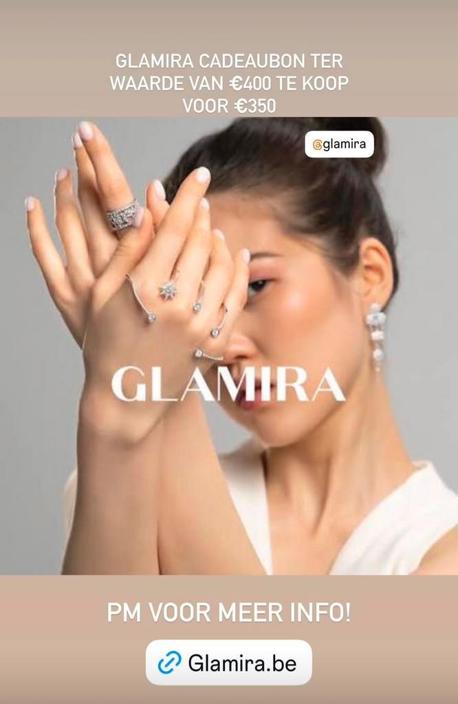 Cadeaubon Juwelier Glamira, Tickets en Kaartjes, Kortingen en Cadeaubonnen, Drie personen of meer, Overige typen, Cadeaubon