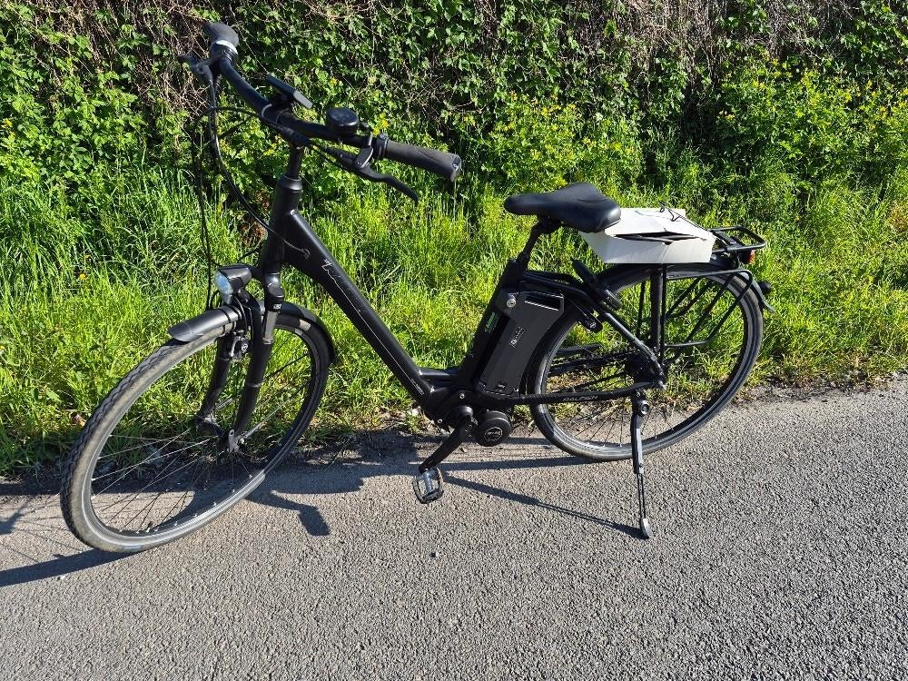 evo dame raleigh kalkhoff, Fietsen en Brommers, Elektrische fietsen, Zo goed als nieuw, Ophalen