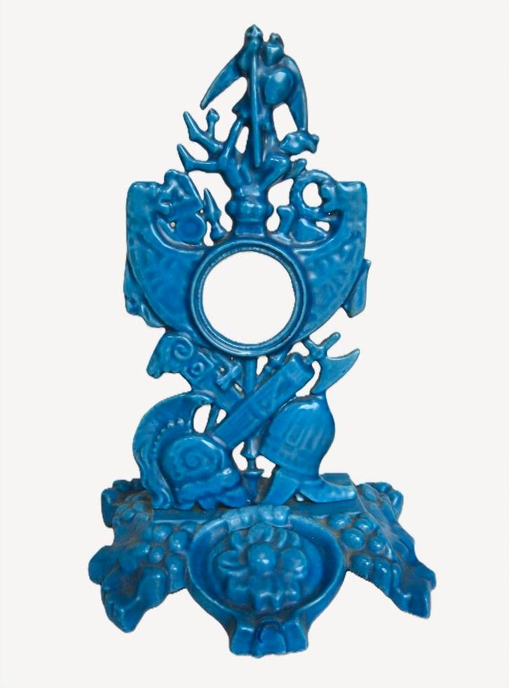 porte-montre  in emaille., Antiek en Kunst, Antiek | Klokken, Ophalen