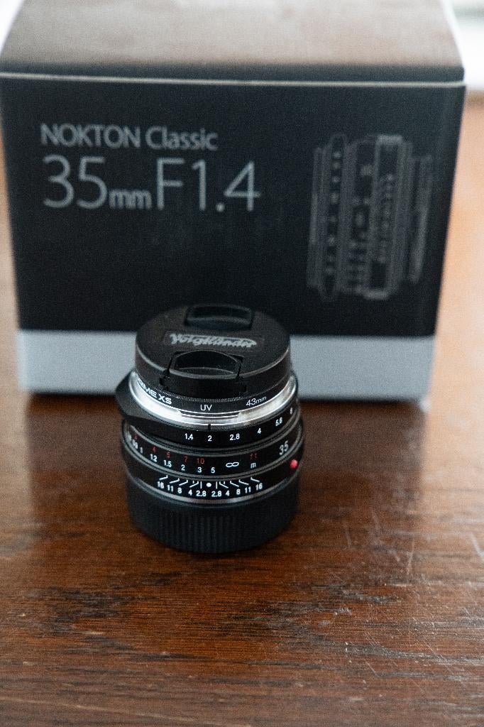 voigtlander nokton classic 35mm f/1.4 ii vm, Enlèvement, Neuf, Lentille standard