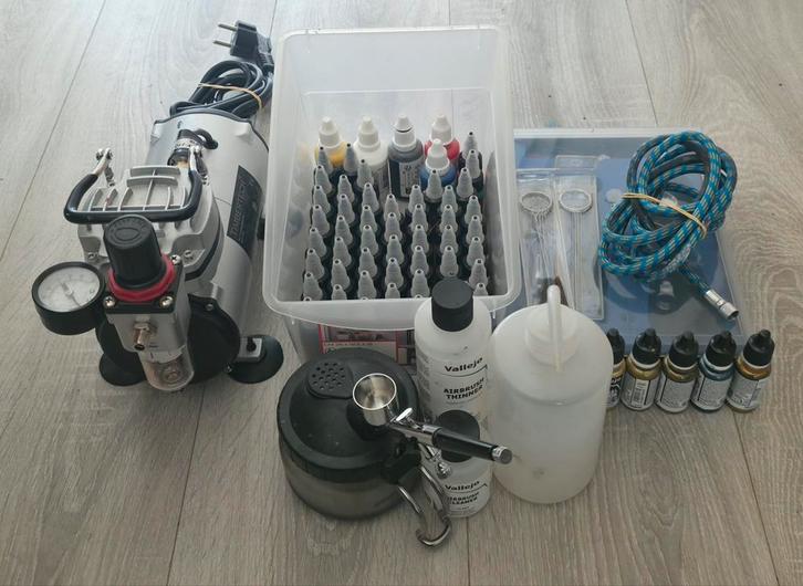 Airbrush Set, Doe-het-zelf en Bouw, Compressors, Ophalen