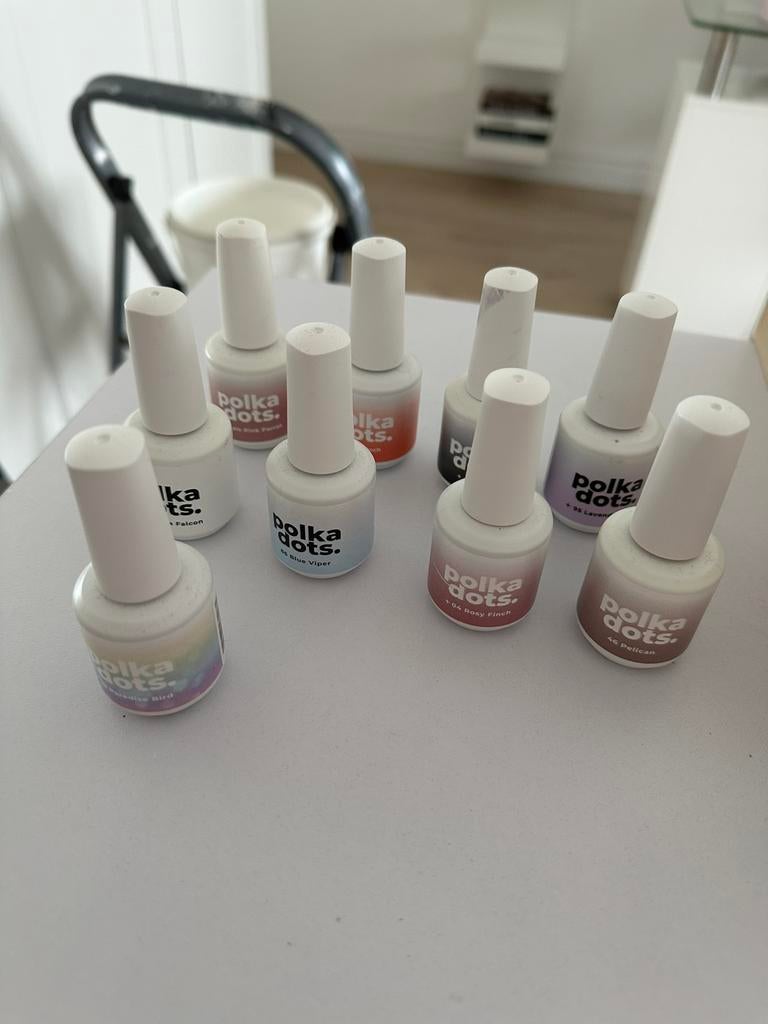 Lot gellak kleuren allerlei merken, Ophalen, Zo goed als nieuw