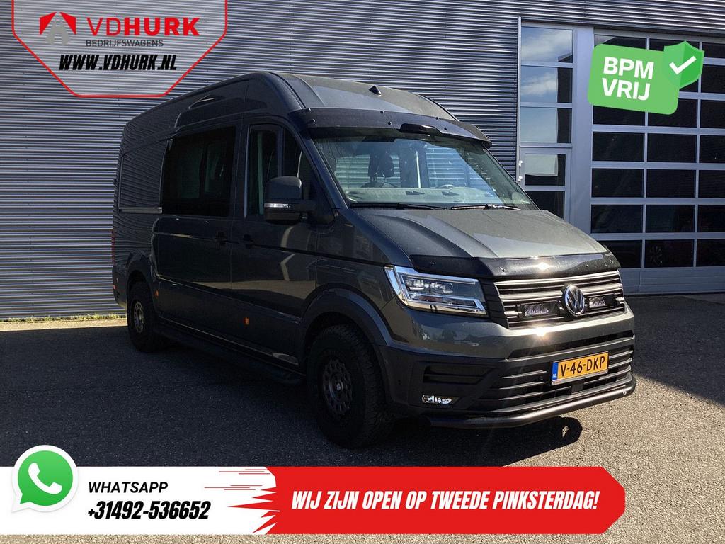 Volkswagen Crafter 2.0 TDI 180 pk DSG Aut. L3H3 DC Dubbel Ca, Auto's, Bestelwagens en Lichte vracht, Bedrijf, ABS, Adaptive Cruise Control