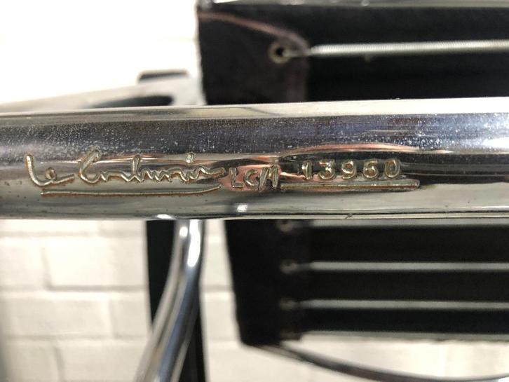 Cassina Lc1 lc Corbusier Parriand stoel design, Huis en Inrichting, Fauteuils, Gebruikt, Leer, Metaal, Overige materialen, Ophalen