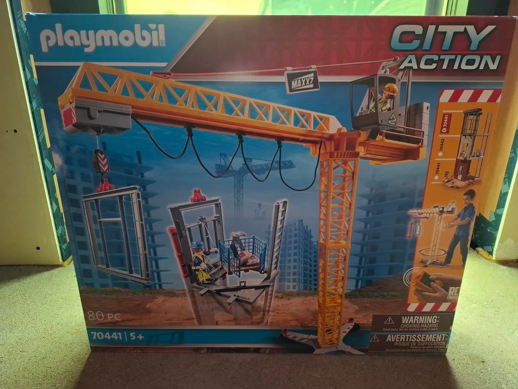 Playmobil kraan City Action 70441, Ophalen