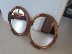 2 anciens grand miroir vintage napoleon 3 doré biseauté, Enlèvement