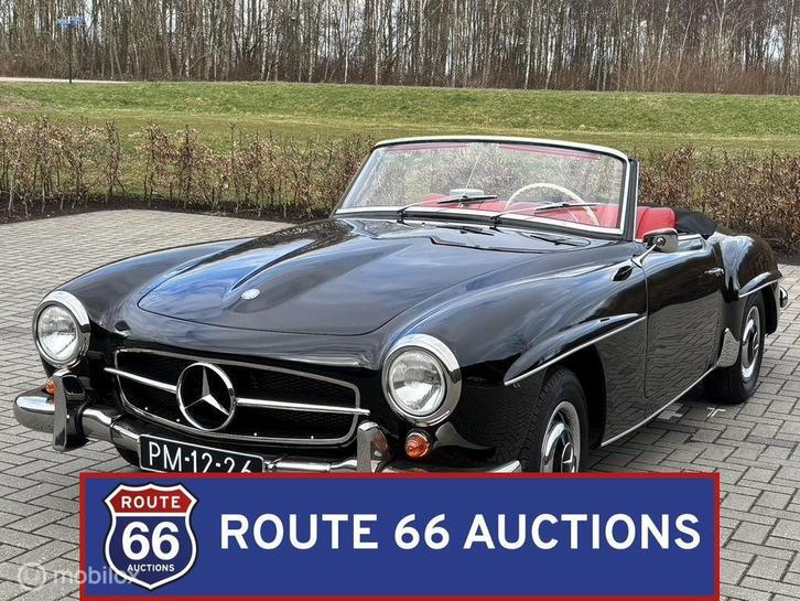 Mercedes-Benz 190 SL | 1957 | Route 66 Auctions, Auto's, Oldtimers, Bedrijf, Te koop, Mercedes-Benz, Benzine, Overige carrosserie