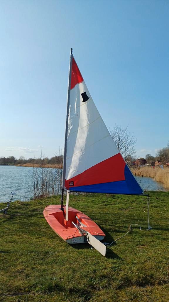 Zeilboot Topper met toebehoren, Watersport en Boten, Open zeilboten, Gebruikt, Overige typen, 3 tot 6 meter, Geen motor, Ophalen