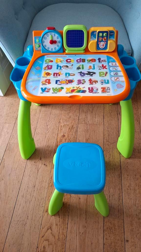 Super educatieve tafel met leerrijke bladeren, Enfants & Bébés, Jouets | Vtech, Comme neuf, Enlèvement