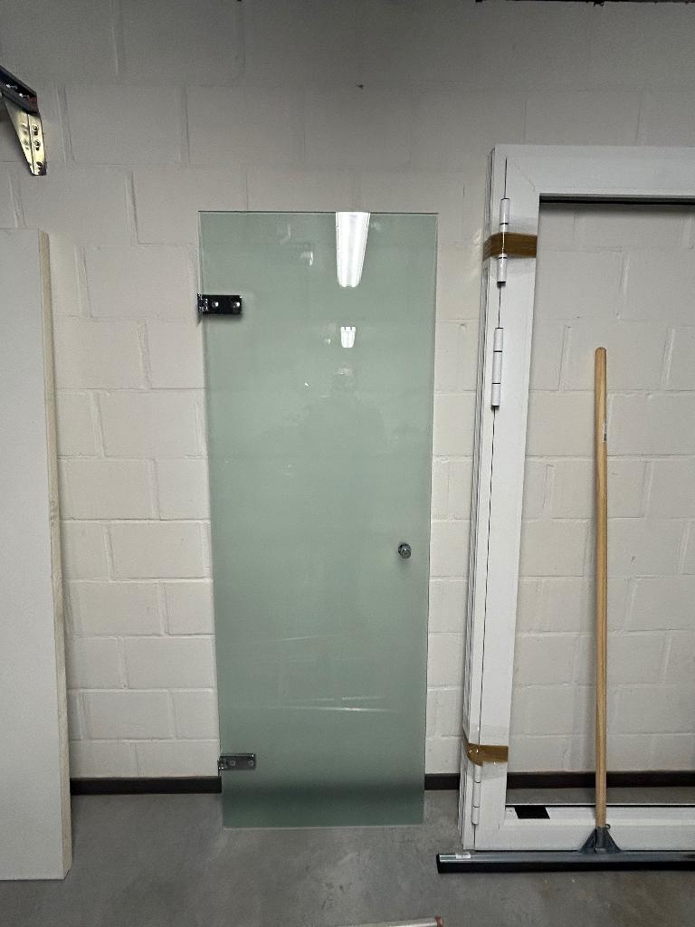 Douche deur, Ophalen, Gebruikt, Glas, Douche