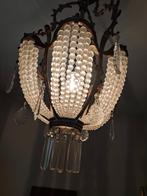 Antieke kristallen kroonluchter “sac à perles”, Antiek en Kunst, Ophalen