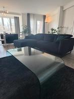 Vintage FIAM glazen salontafel, Huis en Inrichting, Ophalen, Zo goed als nieuw, Glas