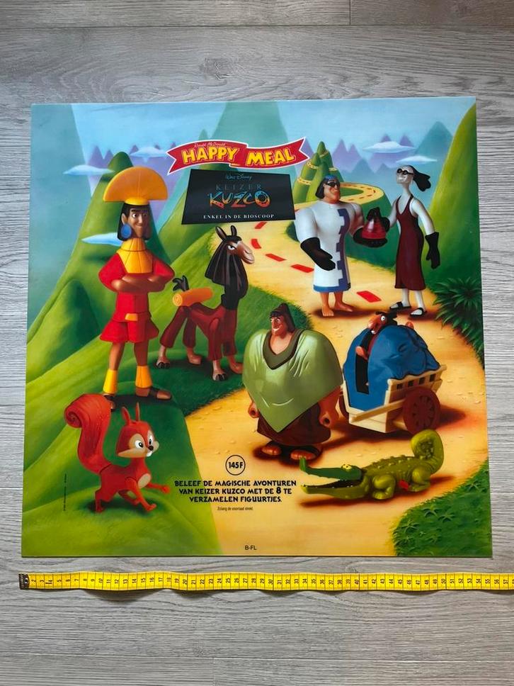 Présentoirs de menu vintage McDonalds Happy Meal, Collections, Marques & Objets publicitaires, Comme neuf, Enlèvement ou Envoi