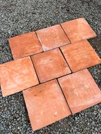 Lot antieke terracotta tegels Voor info BELLEN 0474220705, Antiek en Kunst, Ophalen
