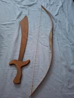 Arc et épée en bois, Enlèvement