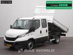 Iveco Daily 35C14 Dubbel Cabine Kipper Dubbellucht Airco Cru, Autos, Camionnettes & Utilitaires, 100 kW, Achat, Euro 6, Entreprise