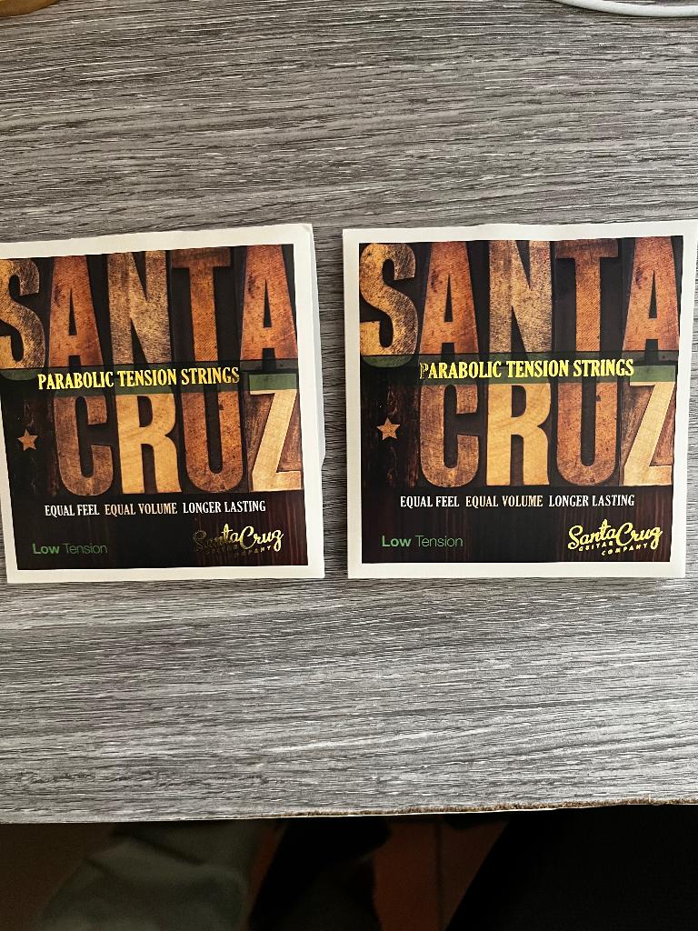 Santa Cruz Parabolic Low Tension pour guitare acoustique, Musique & Instruments, Instruments à corde | Guitares | Acoustiques