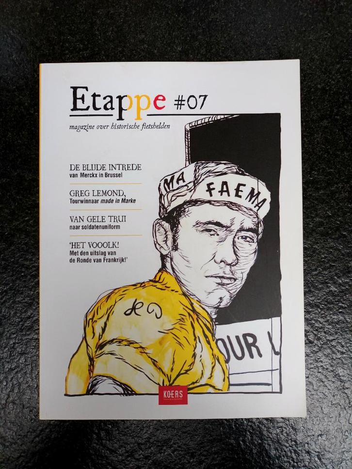 Wielermagazine Etappe #07 - Eddy Merckx, Livres, Journaux & Revues, Comme neuf, Sports et Loisirs, Envoi