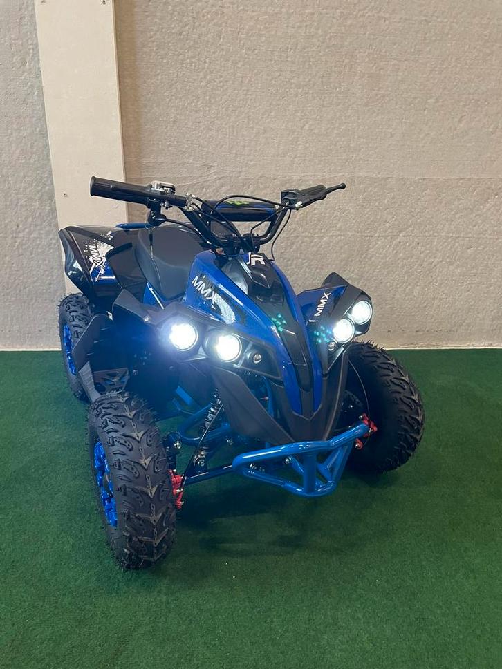 Nieuwe 1000 watt elektrische blauwe midi quad voor kinderen, Kinderen en Baby's, Speelgoed | Buiten | Accuvoertuigen, Nieuw, Ophalen