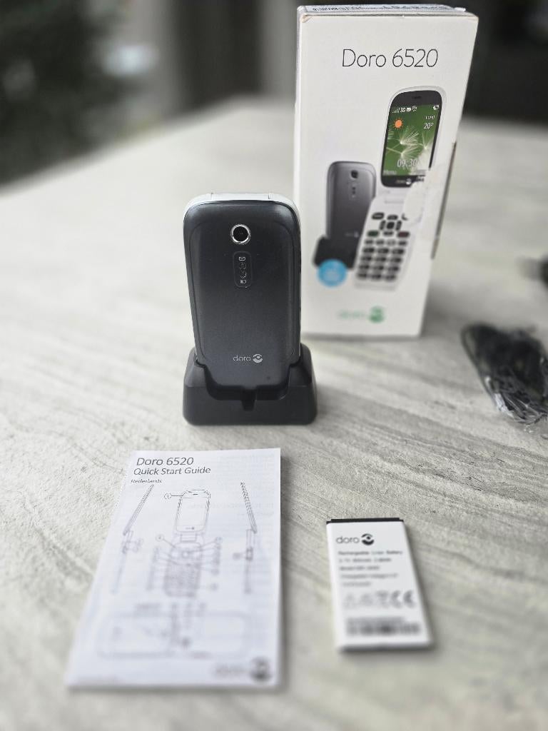 Mobiele Telefoon GSM - Doro 6520, Telecommunicatie, Ophalen of Verzenden, Gebruikt, Inklapmodel