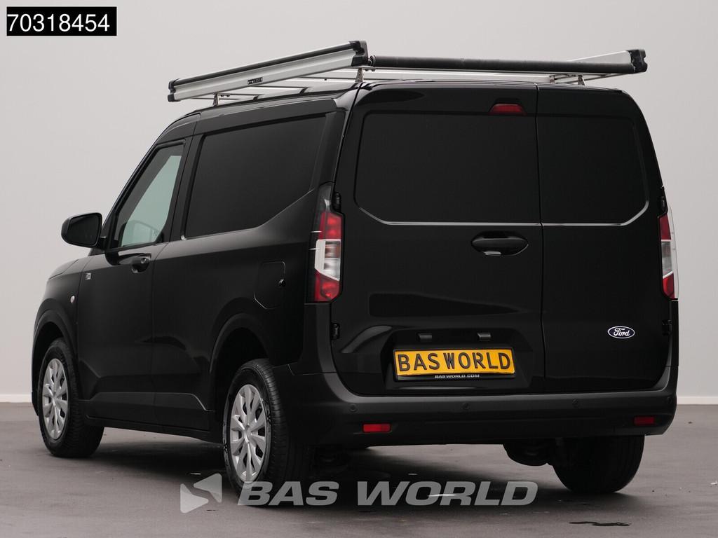 Ford Transit Courier 100pk Benzine L1H1 Airco Cruise Imperia, Auto's, Stof, Gebruikt, Euro 6, Zwart