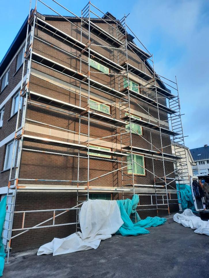 Zeer stevige alu steiger te koop, Doe-het-zelf en Bouw, Steigers, Gebruikt, Ophalen