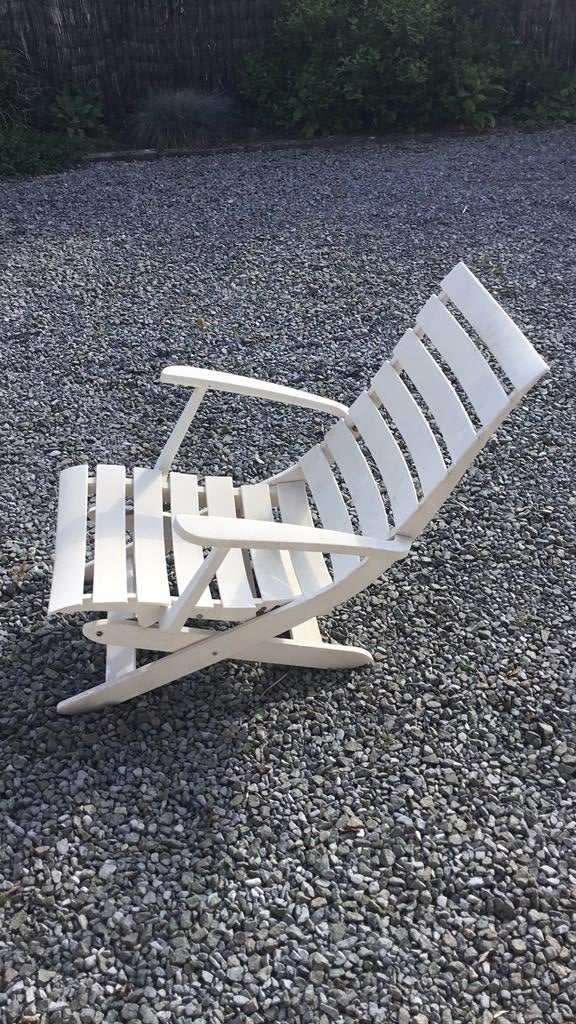 2 tuinstoelen verstelbaar, Tuin en Terras, Ophalen, Gebruikt