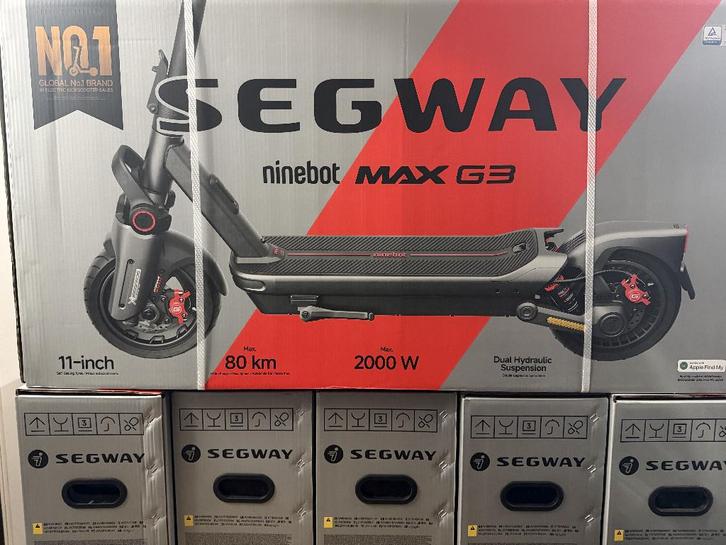 Segway Ninebot Max G3 E - NIEUW, Fietsen en Brommers, Steps, Nieuw, Elektrische step (E-scooter), Verzenden