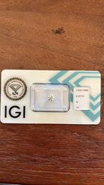 Diamand 0,43 carat natuurlijk en IGI rapportkaart, Divers, Divers Autre, Enlèvement ou Envoi, Neuf