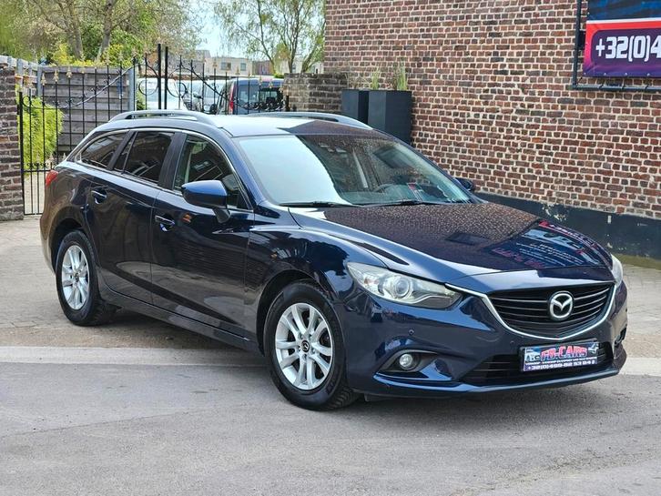 Mazda 6 2013 2.0 145pk/Benzine/Navi/Nette Wagen/1j Garantie, Auto's, Mazda, Bedrijf, Te koop, ABS, Adaptieve lichten, Airbags