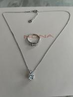 Nona silver set 925 nieuw, Handtassen en Accessoires, Kettingen, Ophalen of Verzenden, Zo goed als nieuw, Zilver