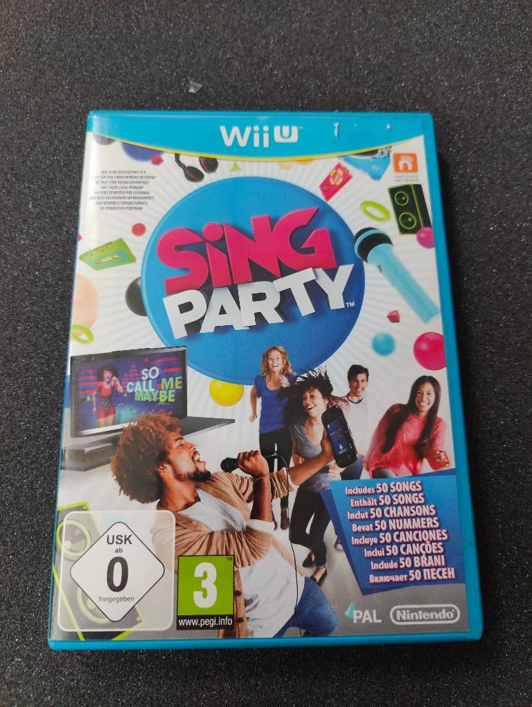 Nintendo Wii U spelletje Sing Party, Consoles de jeu & Jeux vidéo, Jeux | Nintendo Wii U, Enlèvement ou Envoi, Comme neuf