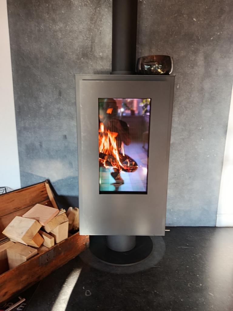 Houtkachel nestor Martin 9kw, Huis en Inrichting, Kachels, Houtkachel, Ophalen