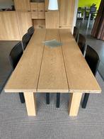 Table à manger en chêne massif « La Basilica » — 225 cm, Maison & Meubles, Tables | Tables à manger, Enlèvement, Comme neuf, Rectangulaire